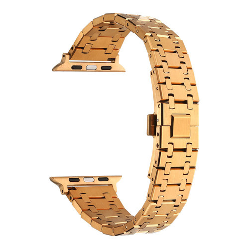 Watch 44mm Uyumlu KRD-83 Metal MKST Kordon-Rose Gold