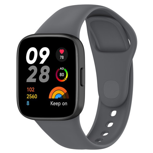 Redmi Watch 3 Uyumlu KRD-81 Uyumlu MKST Kordon-Koyu Gri