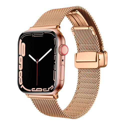 Watch 38mm Uyumlu KRD-85 Metal MKST Kordon-Rose Gold