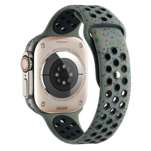 Watch Ultra 49mm Kordon Yeni Seri 2023 KRD-02 Uyumlu Strap Kayış MKST- Haki