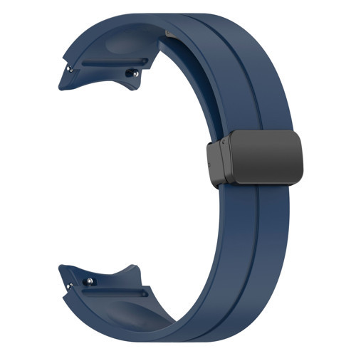 Galaxy Watch 4 44mm Uyumlu KRD-84 Uyumlu MKST Kordon-Lacivert