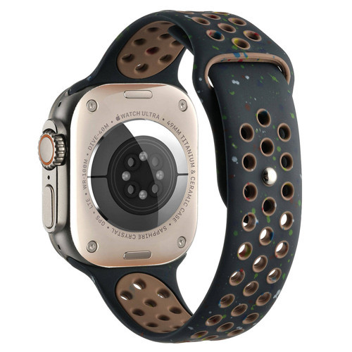 Watch Ultra 49mm Kordon Yeni Seri 2023 KRD-02 Uyumlu Strap Kayış MKST- Siyah
