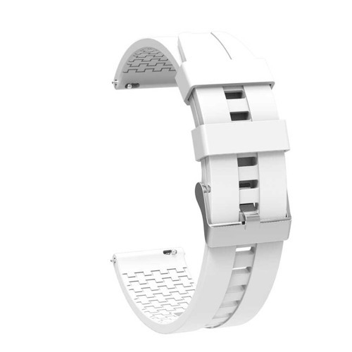 Galaxy Watch Active 2 44mm KRD-23 20mm Uyumlu MKST Kordon-Beyaz