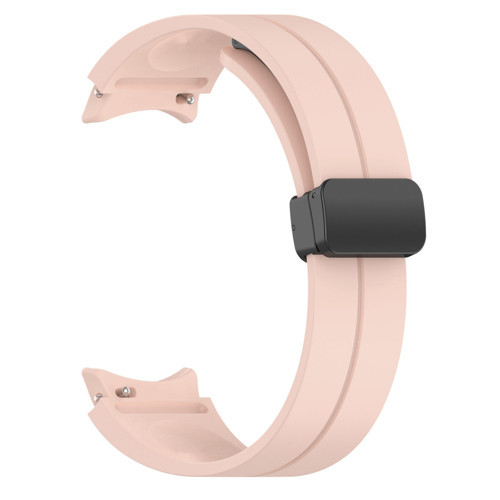 Galaxy Watch 4 44mm Uyumlu KRD-84 Uyumlu MKST Kordon-Pembe Açık