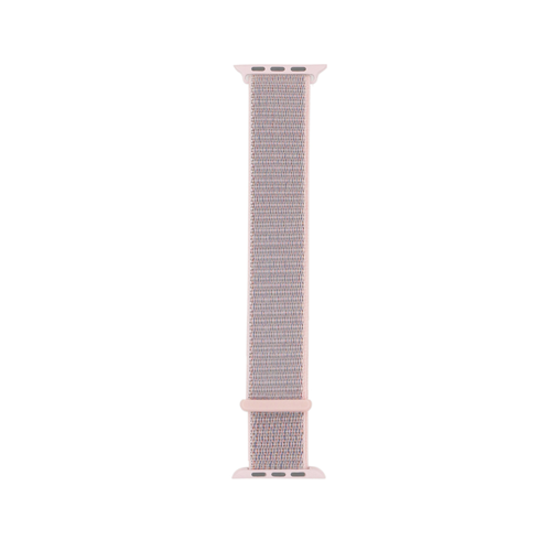 Watch 42mm Kordon Band-03 Serisi Hasır Strap Kayış-Pembe Açık
