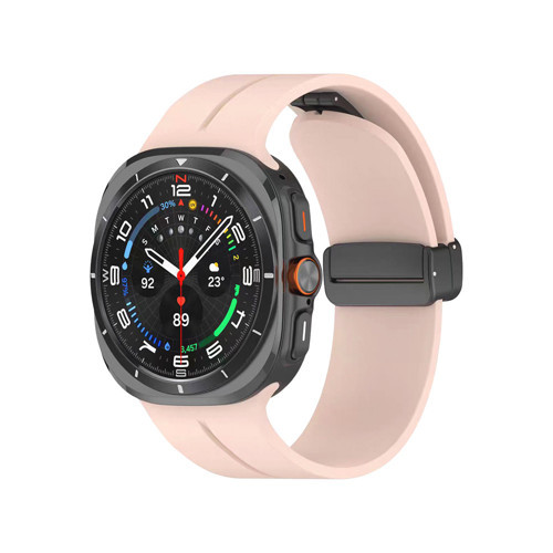 Galaxy Watch 8 Classic 46mm KRD-84 Silikon Kordon - Pembe