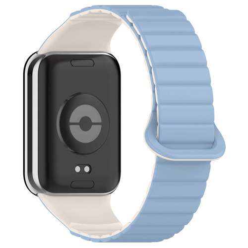 Mi Band 8 Pro Silikon Kordon MKST KRD-105 Strap Kayış-Mavi-Starlight