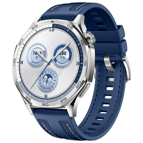 Huawei Watch Gt 5 Uyumlu Mkst Krd-128 Silikon Kordon-Mavi