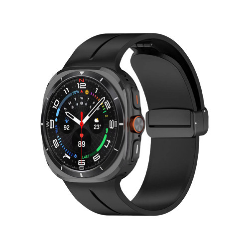 Galaxy Watch 8 Classic 46mm KRD-84 Silikon Kordon - Siyah