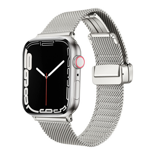 Watch 40mm Uyumlu KRD-85 Metal MKST Kordon-Gümüş