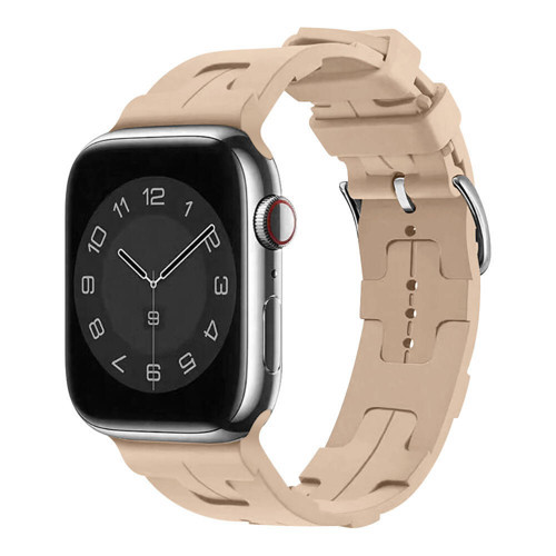 Watch 40mm KRD-92 Uyumlu MKST Kordon-Kahve Açık