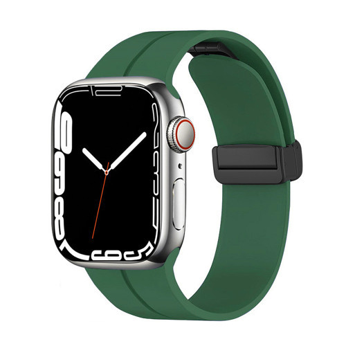 Watch 7 45mm Uyumlu KRD-84 Uyumlu MKST Kordon-Koyu Yeşil