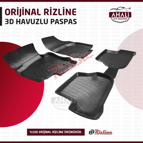 Renault Captur 2021 Sonrası 3d Havuzlu Paspas