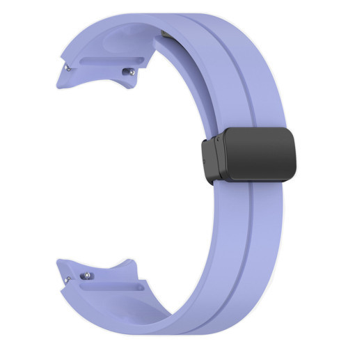 Galaxy Watch 4 44mm Uyumlu KRD-84 Uyumlu MKST Kordon-Lila
