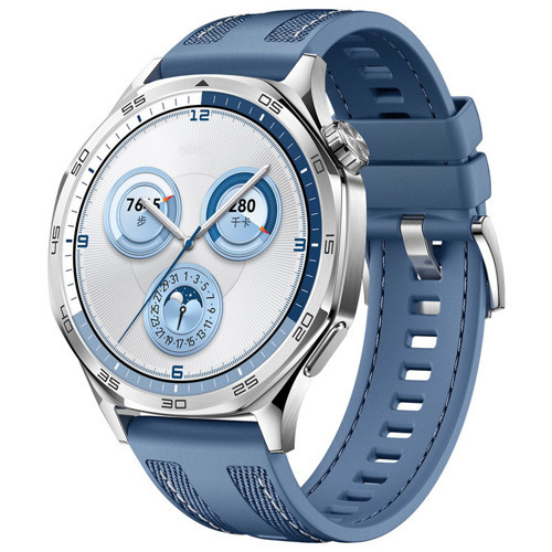 Huawei Watch Gt 5 Uyumlu Mkst Krd-128 Silikon Kordon-Mavi Açık
