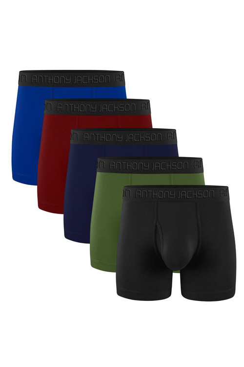 Likralı 5'Li Kutu Premium Uzun Paçalı Erkek Boxer Shadowline