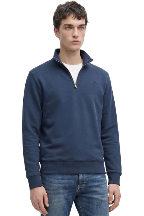 Premium Erkek Yakası Fermuarlı Sweatshirt Emilio