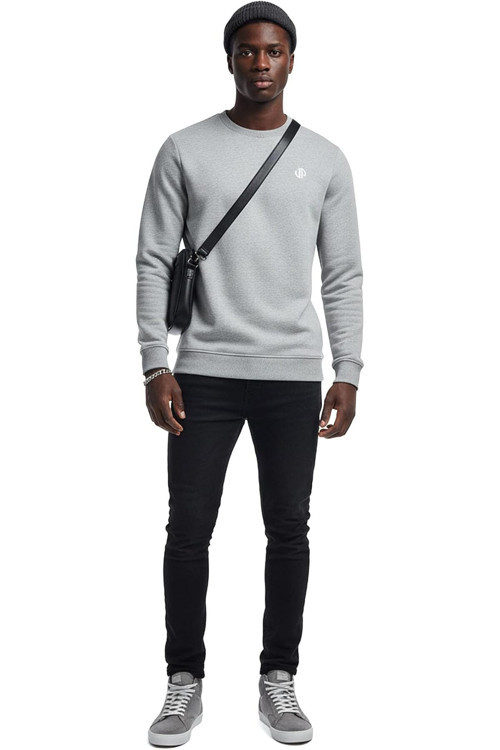 Erkek Basic Logo Sweatshirt Nova
