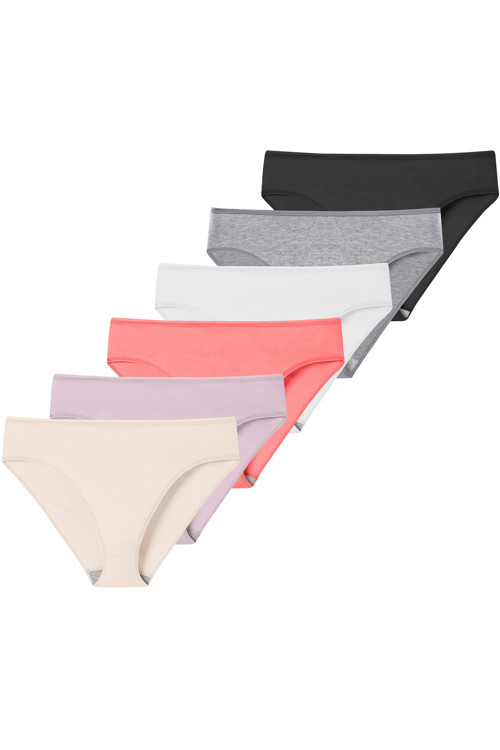 Gıorgına Ferrı Likralı 6'Lı Kutu Premium Slip Külot Laura G-006 B