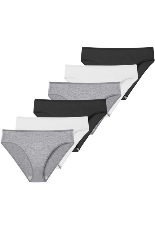 Gıorgına Ferrı Likralı 6'Lı Kutu Premium Slip Külot Laura G-006 A