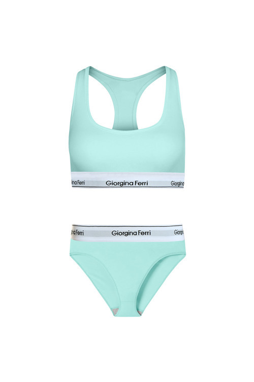 Gıorgına Ferrı 2’Li Set Kadın Günlük Kullanıma Uygun Spor Bralet + Slip Külot Elsa