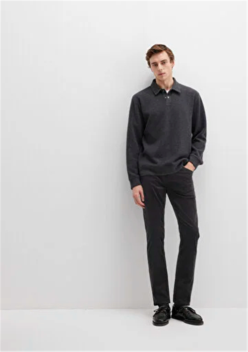 Mavı M0035130269 Marcus Black Cord Erkek Slım Straıght Kadıfe Pantolon