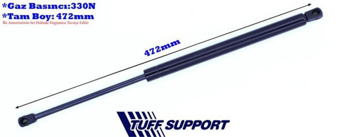 Bagaj Amortisörü Fıat Punto Iı Hb 99- (Uzunluk=472Mm Basınç=330N) (2 Ad )