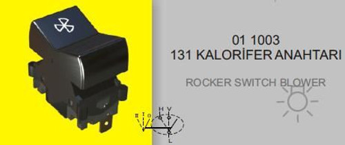 Kalorifer Anahtarı Fıat Dkş M131 Em. (1 Ad )