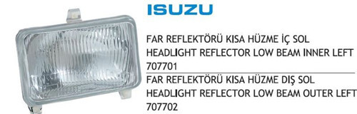Far Isuzu Ford 2000 .Kısa Hüzme Dış Sol (1 Ad )