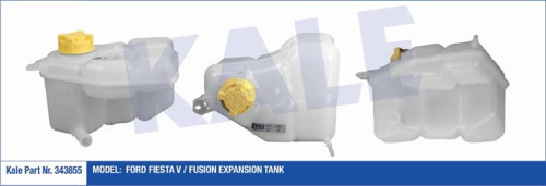 Genleşme Tankı (Radyatör Ek Depo) Kapaklı Ford Fıesta V / Fusıon (1 Ad )