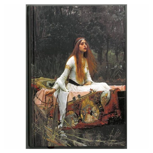 Art Of Word Lady Shalott J. William Waterhouse Çizgili Defter