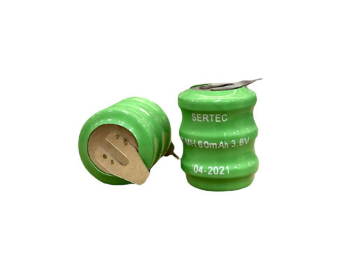 ieg™ 3.6V 3S1P 60 Mah 2 Pin NI-MH Buton Pil