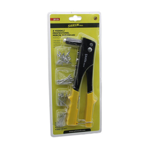 ieg™ PERÇİN TABANCA MAKİNE SETİ = 4 BOY UÇ = 2.4- 3.2 - 4 - 4.8 + 4 BOY KALINLIK X 10PCS=40PC