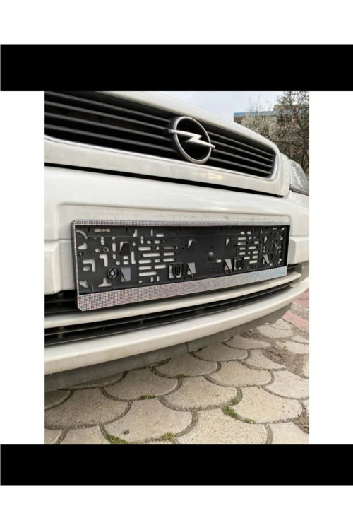 Taşlı Araba Ön Ve Arka Plakalık