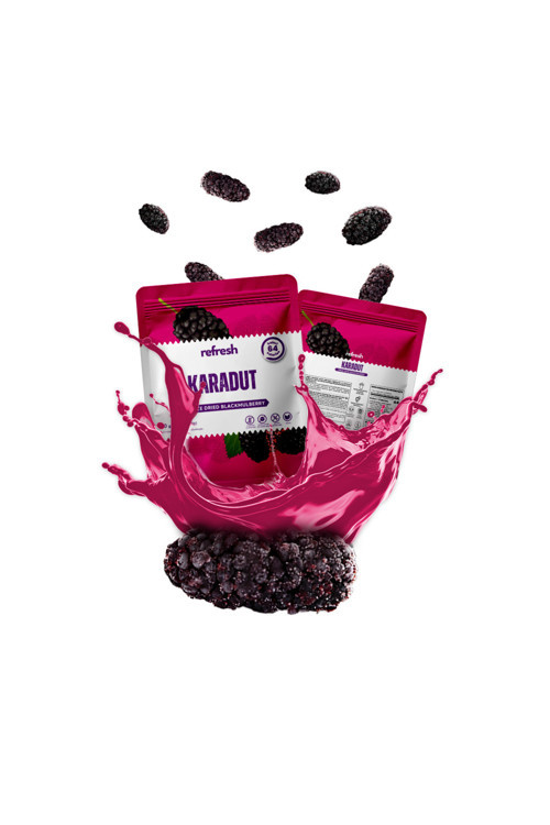 Freeze Dried Karadut - Dondurularak Kurutulmuş Meyve - Freeze Dry Meyve Kurusu 30Gr