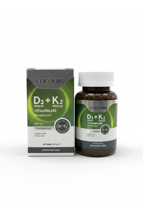 D3-K2 Vitaminleri Kapsül 60 Adet