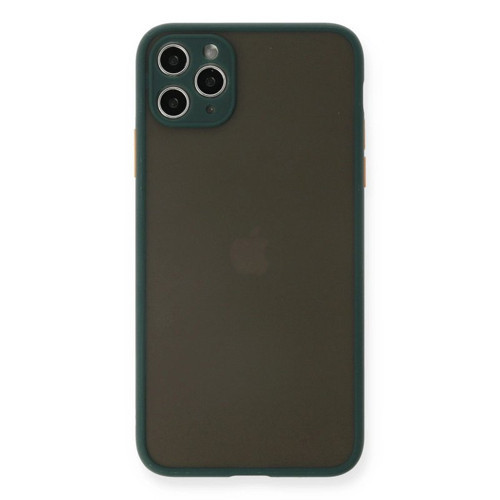 İphone 11 Pro Max Kılıf Montreal Silikon Kapak - Yeşil
