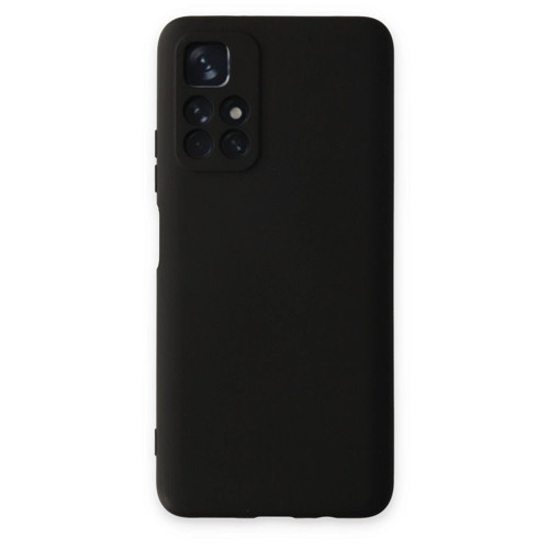 Redmi Note 11t Kılıf Nano İçi Kadife Silikon - Siyah