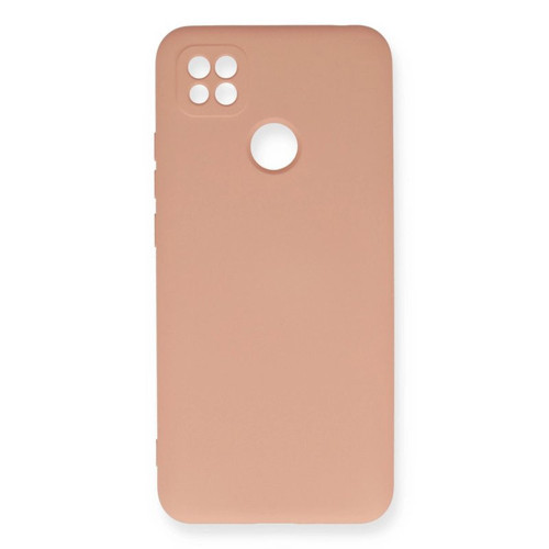 Redmi 9c Kılıf Nano İçi Kadife Silikon - Pudra