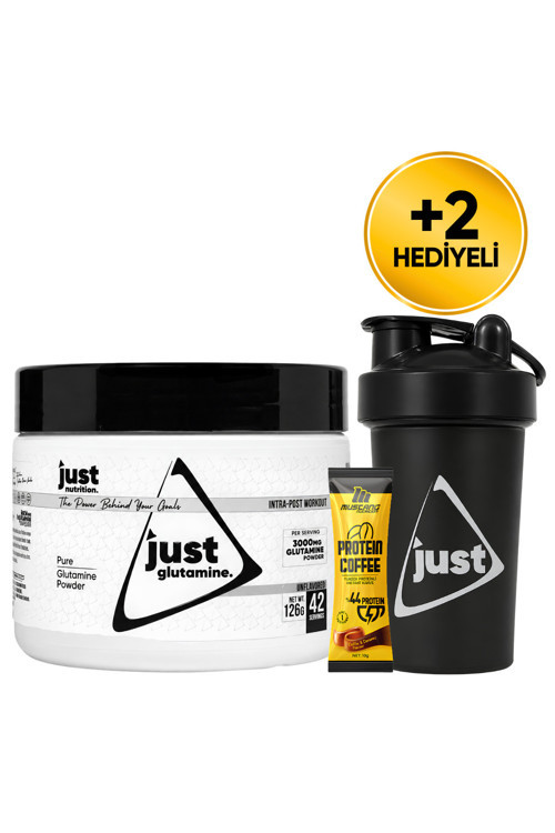 L-Glutamine 126 Gr Glutamin 42 Servis + Shaker + Protein Kahve Hediyeli