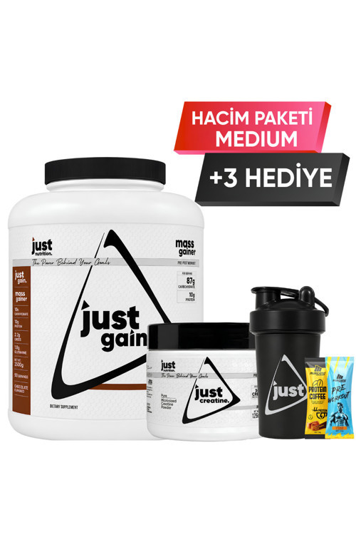 Hacim Paketi - Medium + 3 Hediye (Karbonhidrat Tozu + Kreatin)