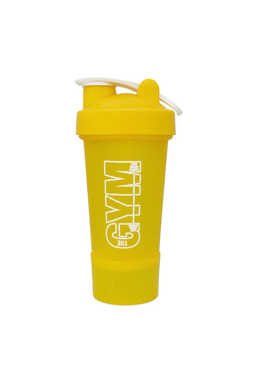 Gym Smart Shaker 550 ML Ölçekli ve Sızdırmaz Kapaklı Saklama Hazneli Protein Shaker