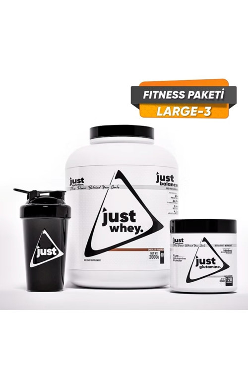 Fitness Paketi - Large 3 (Protein+Glutamine+1 Hediye)