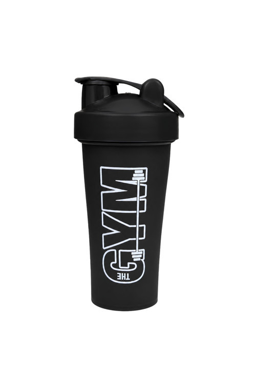 Gym Shaker 650 ML Ölçekli ve Sızdırmaz Kapaklı Protein Shaker 3'lü Set (Siyah)