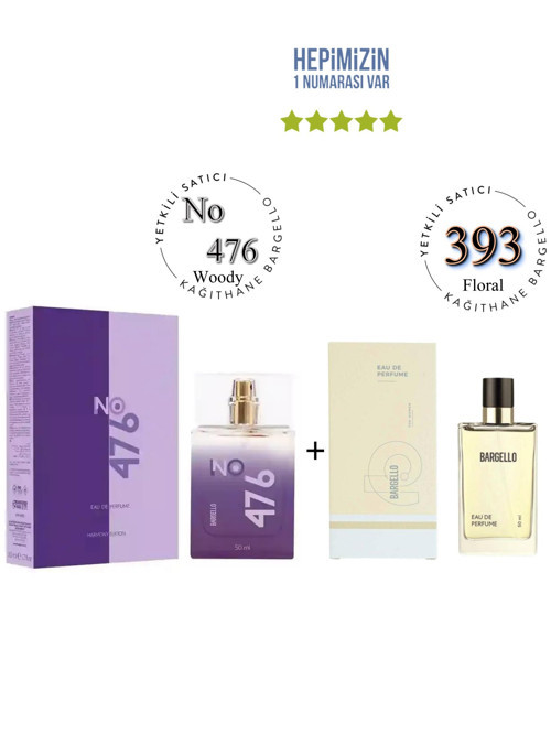 No: 476 + 393 Unisex / Kadın Parfüm Edp 50 ml Woody / Floral - Mnms476393