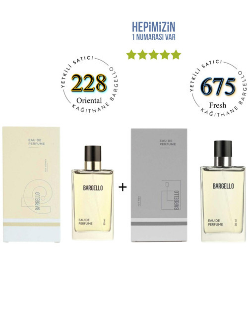 228 + 675 Kadın / Erkek Parfüm Edp 50 ml Oriental / Fresh - Mnms228675