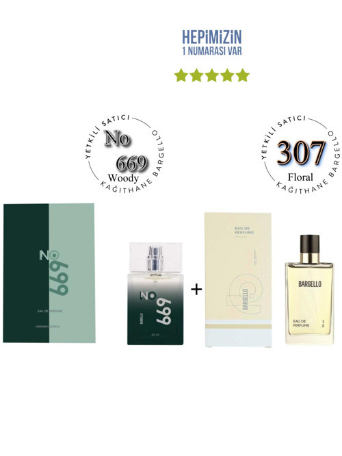 No: 669 + 307 Erkek / Kadın Parfüm Edp 50 ml Woody / Floral - Mnms669307