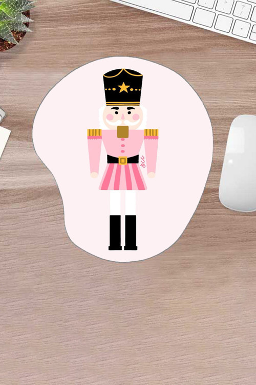 Damla, Kurşun Asker Deseni, Yılbaşı Teması, Bilek Destekli Desenli Konforlu Mousepad, Bilgisayar
