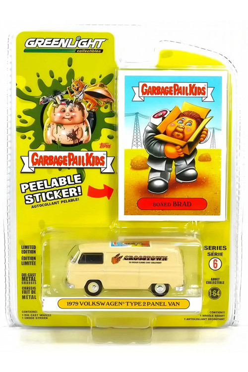 Greenlight 1:64 1:64 Garbage Pail Kids Series 6 - Boxed Brad - 1979 Volkswagen Type 2 Panel Van Soli