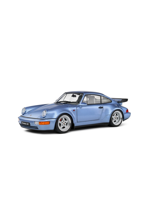 S1803408 1/18 Porsche 911 (964) Turbo – Horizon Blue Metallic – 1990